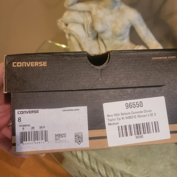 Chuck Taylor All Star Tri Zip High Top Converse #499 - Picture 15 of 16